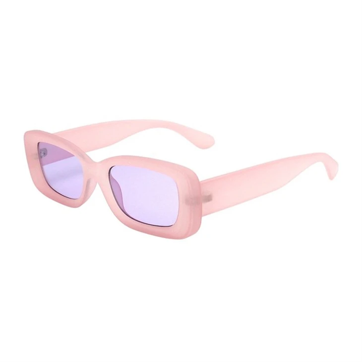 Candy Sweet Retro Vintage Rectangle Sunglasses For Women 490829